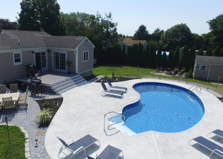 Crescent Inground Pool - Above Ground & Inground Pools in Swansea MA